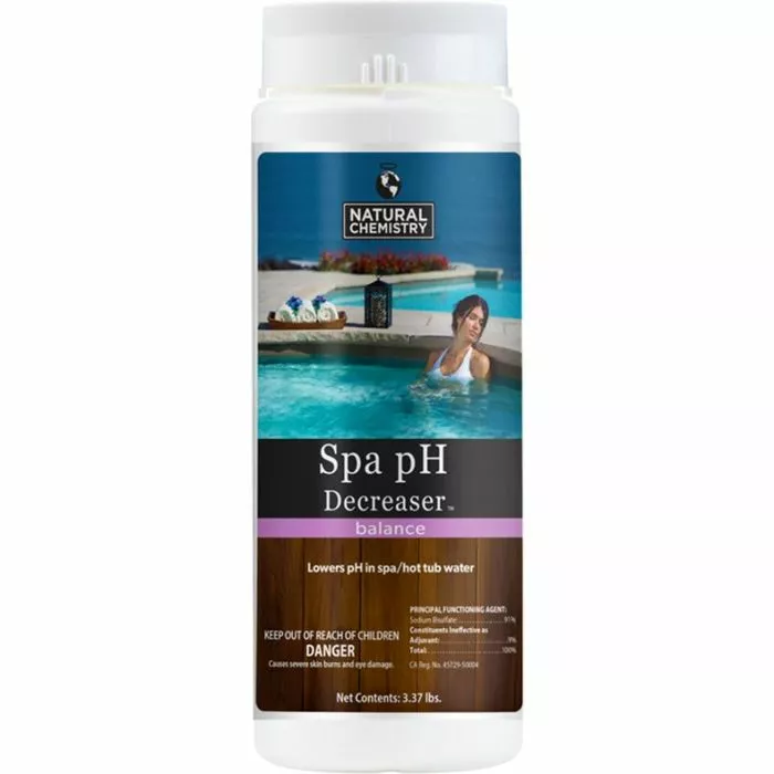pH decreaser for spa water