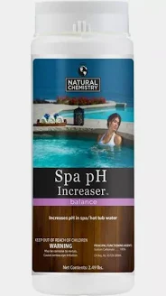 pH increaser for spa water