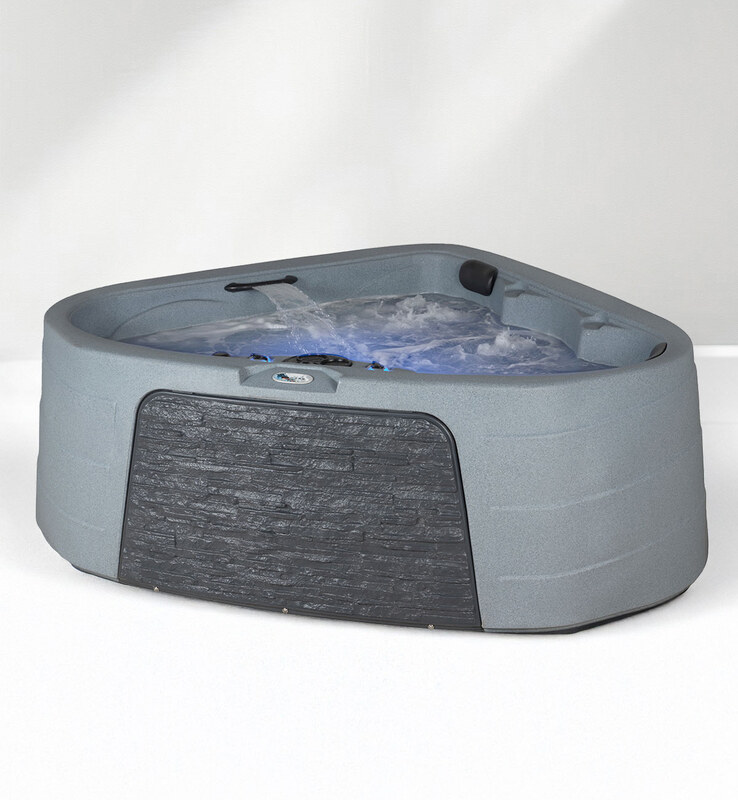 Strong Spas Durasport spa with stone cabinet